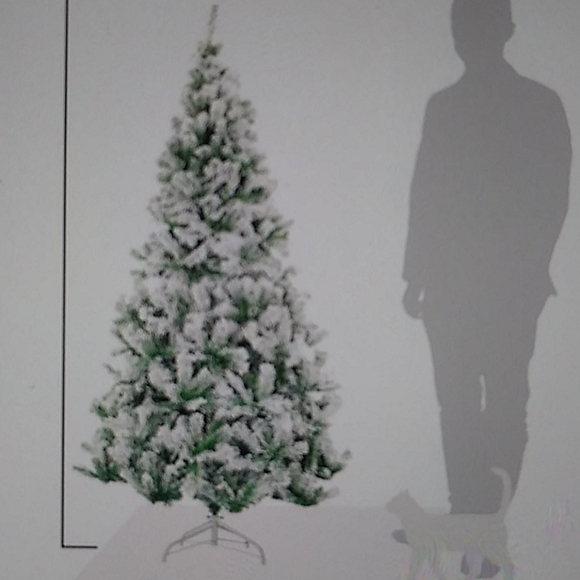 New Christmas Tree Flocked Snow - Picture 6 of 10